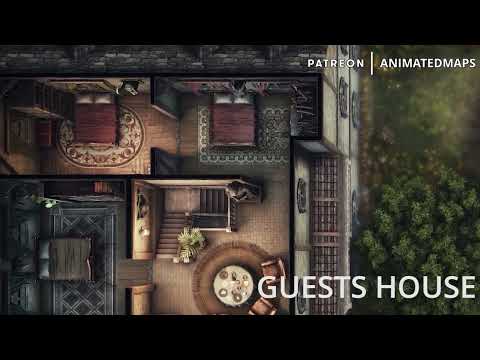 ADM - Nobleman's Mansion (3 & 4 Floors) & Guests House (3 Floor) battle maps preview