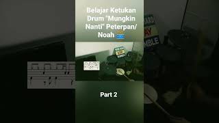 Download lagu Belajar Ketukan Drum Lagu  'Mungkin Nanti' Peterpan/ Noah 🥁 Part 2 #belajardrum #drums #shorts mp3