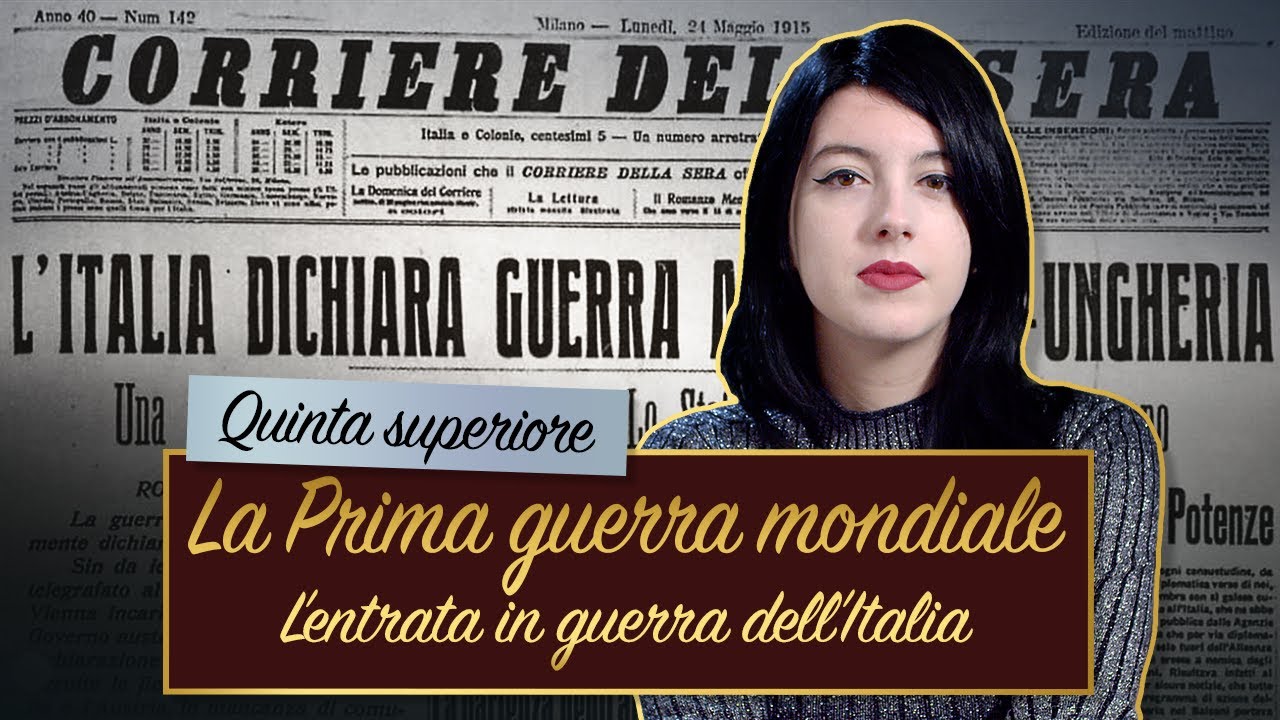 La Prima guerra mondiale || L'entrata in guerra dell'Italia💣 | 3/6