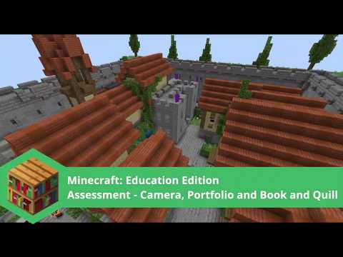 Minecraft: Education Edition Camera, Portfolio, and Book & Quill Tutorial