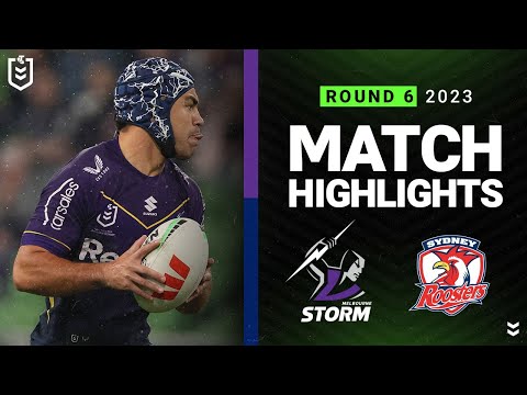 NRL Highlights | NRL 2023 | Melbourne Storm v Sydney Roosters | Match Highlights