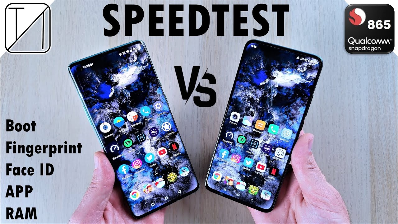 OnePlus 8 Pro vs Redmi K30 Pro (a.k.a. Poco F2 Pro) Speed Test