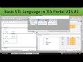 STL Language Programming Tutorial TIA Portal V17 Part 2 For Beginners AND OR NOT Operations