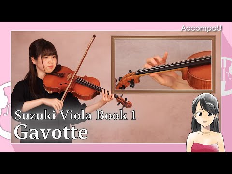 Gavotte | F.J.Gossec | Suzuki Viola Book 1【Practice Version】