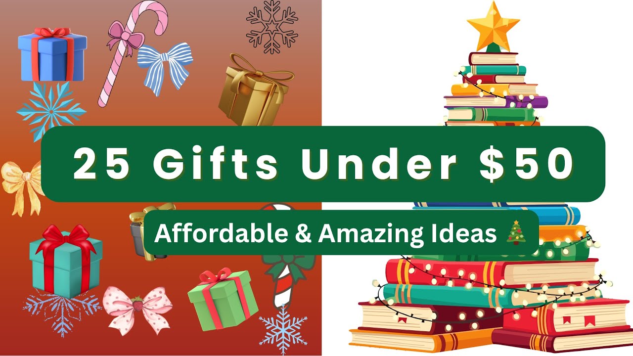 🎄 25 Christmas Gifts Under $50 – Ultimate Holiday Gift Guide