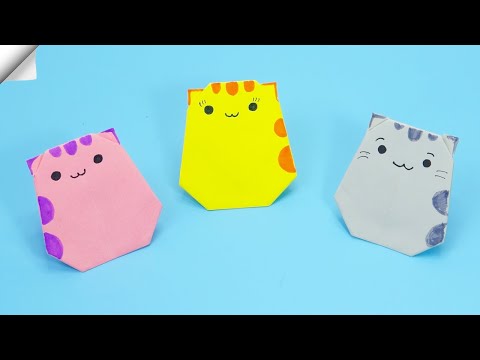 Cute Paper CAT Moving paper toys Paper crafts