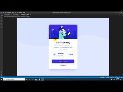 Designing Order summary component Part 1