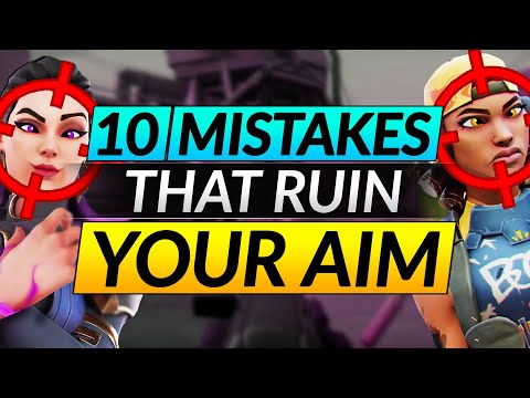 10 REASONS WHY YOUR AIM SUCKS - NEW TIPS to NEVER MISS SHOTS - Valorant Pro Guide