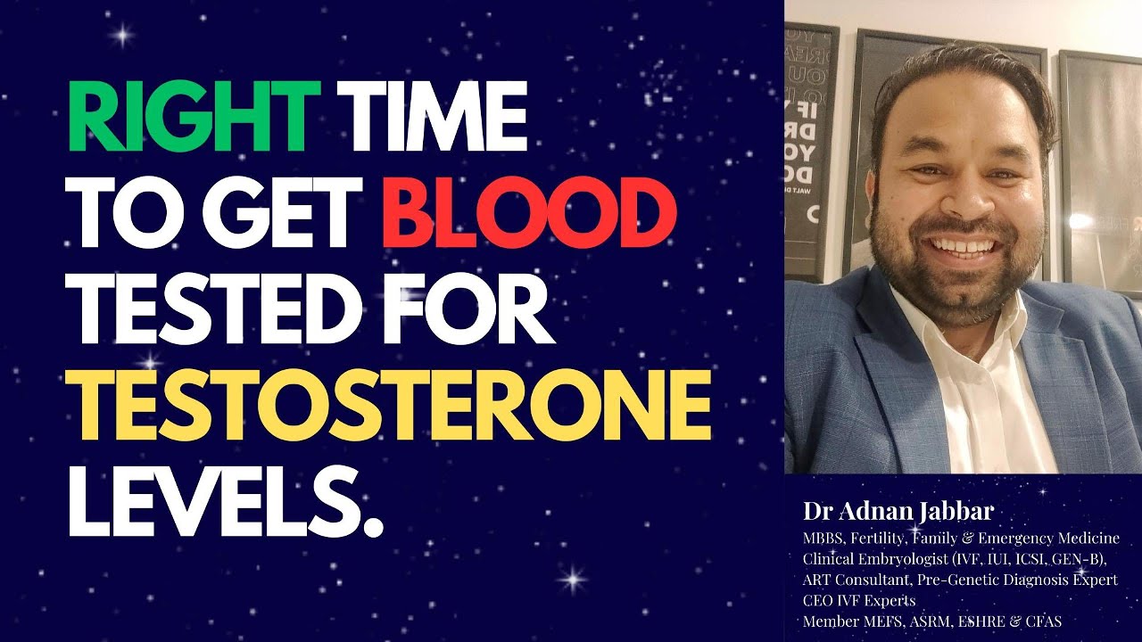 When Is the Right Time for a #testosterone Blood Test? | A Complete Guide #Fertility #MaleHealth