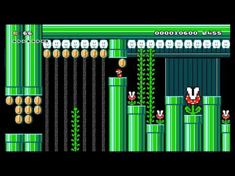 Platforming, Pipes, and Darkness by Andrew2121 ~ SUPER MARIO MAKER ~ NO COMMENTARY 1be