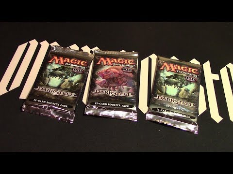 Darksteel 3 boosters opened! Let loose the Darksteel! MTG