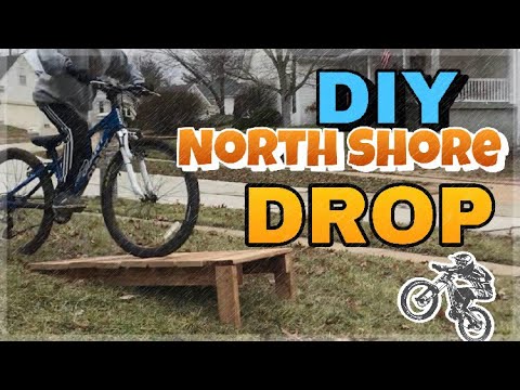 DIY MTB North Shore Drop Build