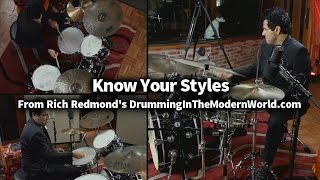 Know Your Drumming Styles, Influences and Licks - Rich Redmond's Drumming In The Modern World