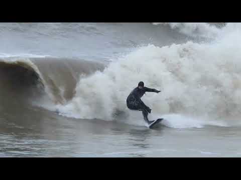 Niton surfers, 10th March 2023
