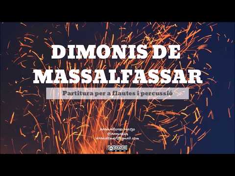 DIMONIS DE MASSALFASSAR. Vídeo partitura.
