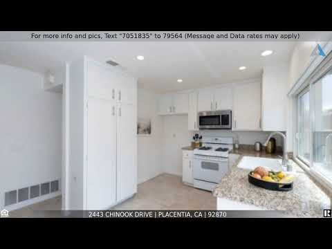 Priced at $710,000 - 2443 Chinook Drive, Placentia, CA 92870
