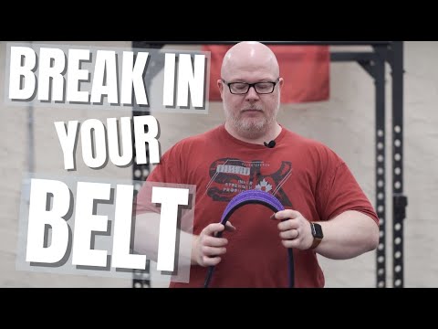 How To PROPERLY Break In Your INZER BELT