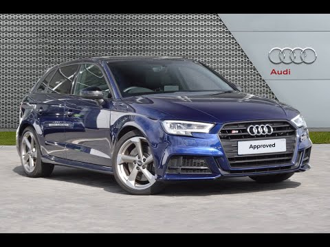 AUDI A3 S3 SPORTBACK TFSI QUATTRO BLACK EDITION BLUE 2018