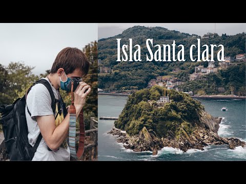Visitamos la Isla de Santa Clara en San Sebastian con mi NOVIA! 🏝️😍