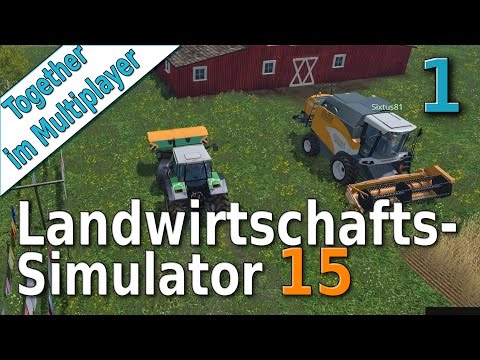 LS15 Multiplayer #1 Im Team nach Amerika Landwirtschafts Simulator 15 von der  Server Farm