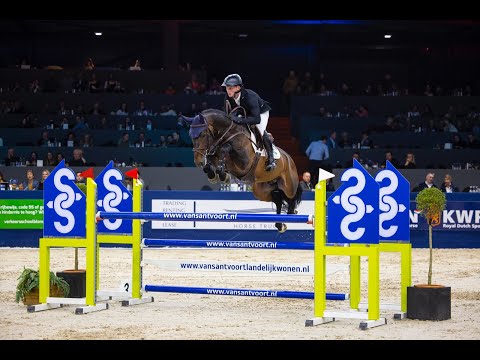 Winning round for Stargos and Hessel Hoekstra, KWPN Stallion Competition Den Bosch 2024