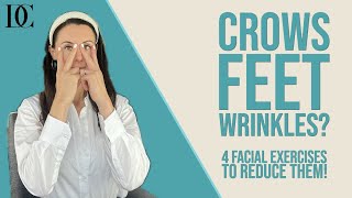 Crows Feet Wrinkles? 4 Facial Exercises To Reduce Them!
