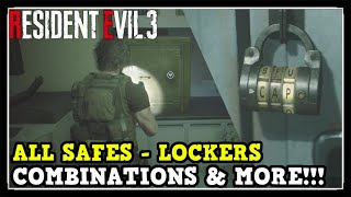 All Safe & Locker Combinations in Resident Evil 3 Remake (Strongboxes & Pickable Locks)