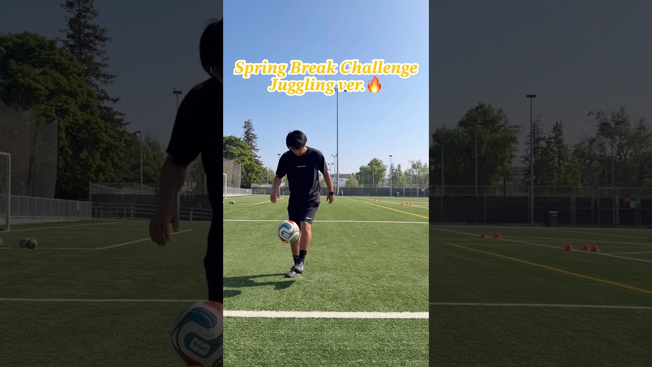 Spring Break Challenge! Follow for Daily.#youthsoccer #soccer #japanfootball #soccerdrills