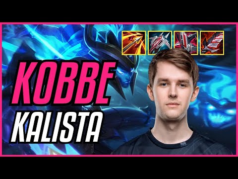 KOBBE - KALISTA vs TRISTANA ADC - EUW MASTER - PATCH 11.10