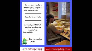 Recycle your used ink cartridges today