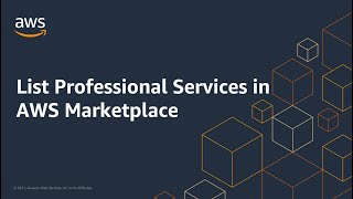 List Professional Services in AWS Marketplace | Amazon Web Services