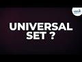 What is a Universal Set? | Don't Memorise