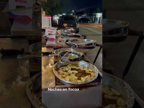 Lo más RELEVANTE por las noches en Tocoa son SUS ALIMENTOS en diferentes puntos de la ciudad