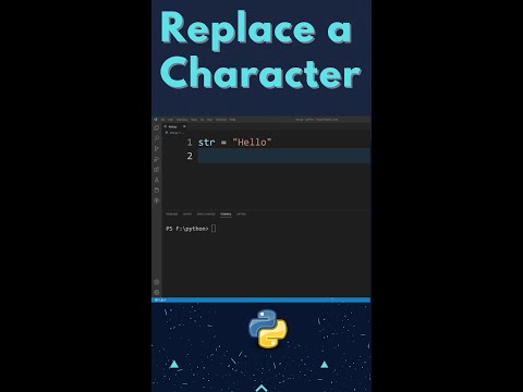 How to Replace a Character in a String in Python  #shorts