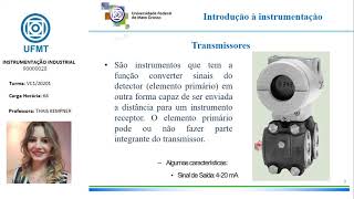 Classificação e identificação dos instrumentos industriais