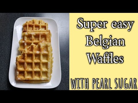 How to make Belgian Liege Waffles /Sugar Waffles