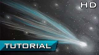 How to Draw a Comet Step by Step - Timelapse