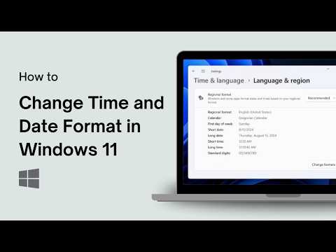 How to Change Time and Date Format in Windows 11
