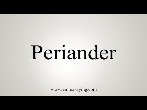 How To Say Periander