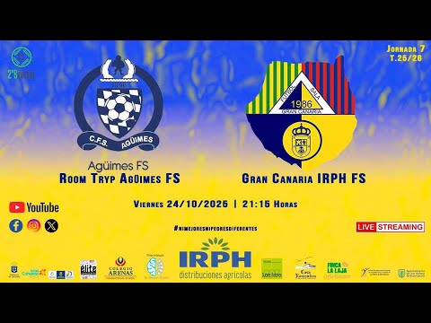 2ª DIV. B FUTSAL 25/26 | Jor. 7 Room Tryp Agüimes FS vs Gran Canaria IRPH FS
