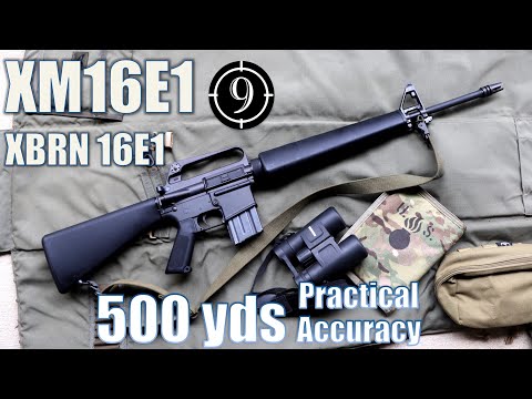 XM16E1 (XBRN16 E1 clone) to 500yds: Practical Accuracy