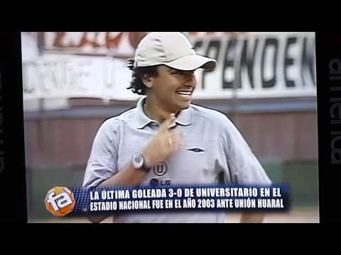Universitario 3 - Unión Huaral 0, 18 de Octubre 2003