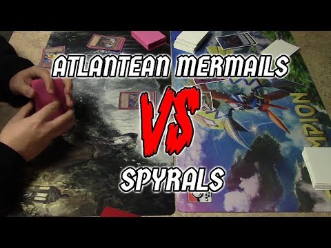 Yu-Gi-Oh Atlantean Mermails Vs SPYRALS - Full Match (January 2018)