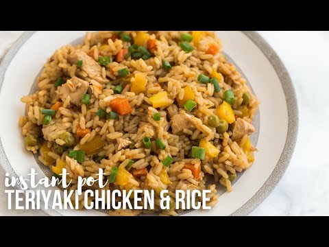Instant Pot Teriyaki Chicken & Rice: made in ONE pot!...