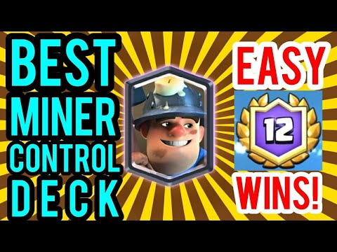 Clash Royale - Best Grand Challenge 12 Wins Deck | Best New Meta Miner Control Deck