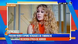 Paulina Rubio expone época de horror en Timbiriche | El Chismorreo