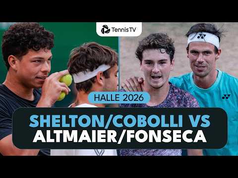 Altmaier & Fonseca vs Shelton & Cobolli | THRILLING Halle 2026 Doubles Semi-Final Highlights