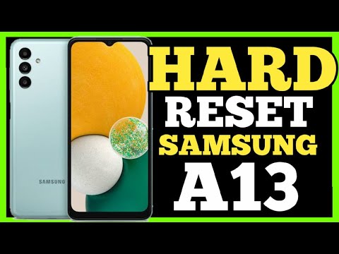 HARD RESET tirar SENHA padrão FORMATAR celular SAMSUNG A13