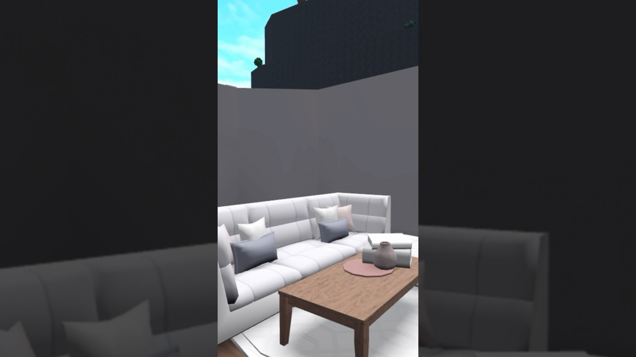 Cute living room area In my Bloxburg town