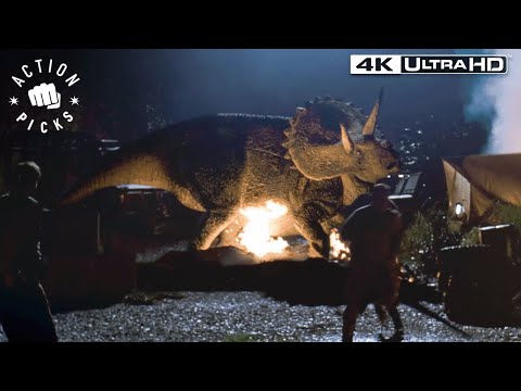 Dinosaurs Attack The Camp Site | The Lost World: Jurassic Park 4k HDR